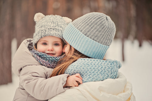 Effects Of Cold Weather On Skin of mom and child